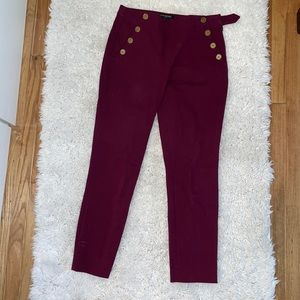 Side zip sailor style Sloan pants